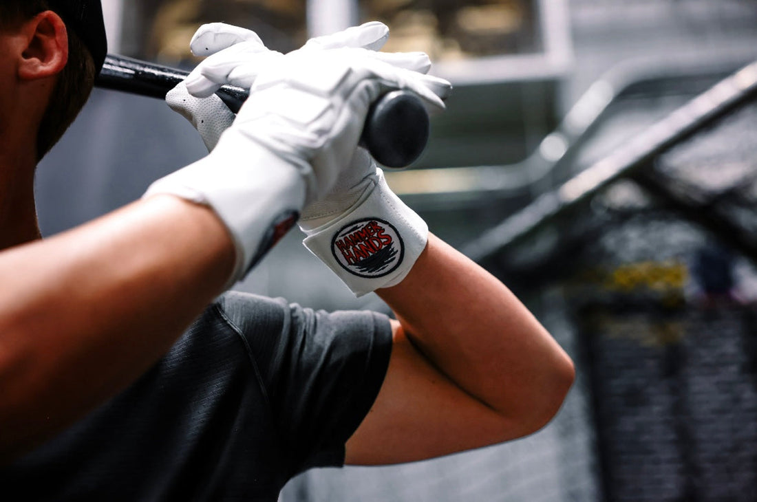 Hitting Drills with Hammer Hands Weighted Batting Gloves