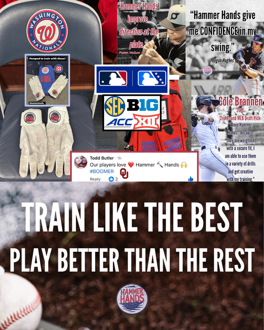 Hammer Hands Weighted Batting Gloves Testimonials - MLB / MiLB / D1 Approved Weighted Batting Gloves