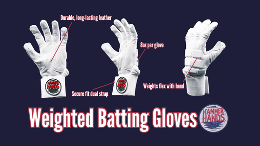 How Weighted Batting Gloves Improve Your Swing: Drills for Tee Work, Soft Toss, Batting Practice, and Machine BP